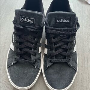 Adidas Classic Black and White Canvas Shoes